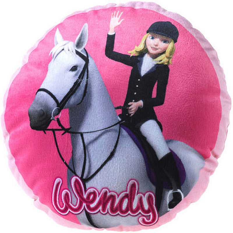 Laad de afbeelding in de Gallery-viewer, Heunec Knuffelkussen Wendy Roze 25 Cm
