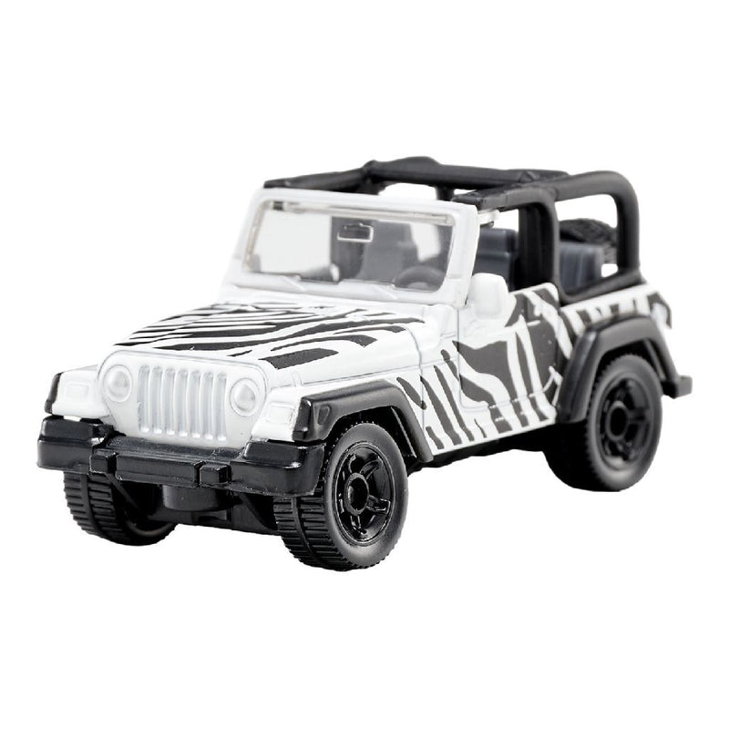 Laad de afbeelding in de Gallery-viewer, Siku 1546 Jeep Wrangler Safari Wit/Zwart
