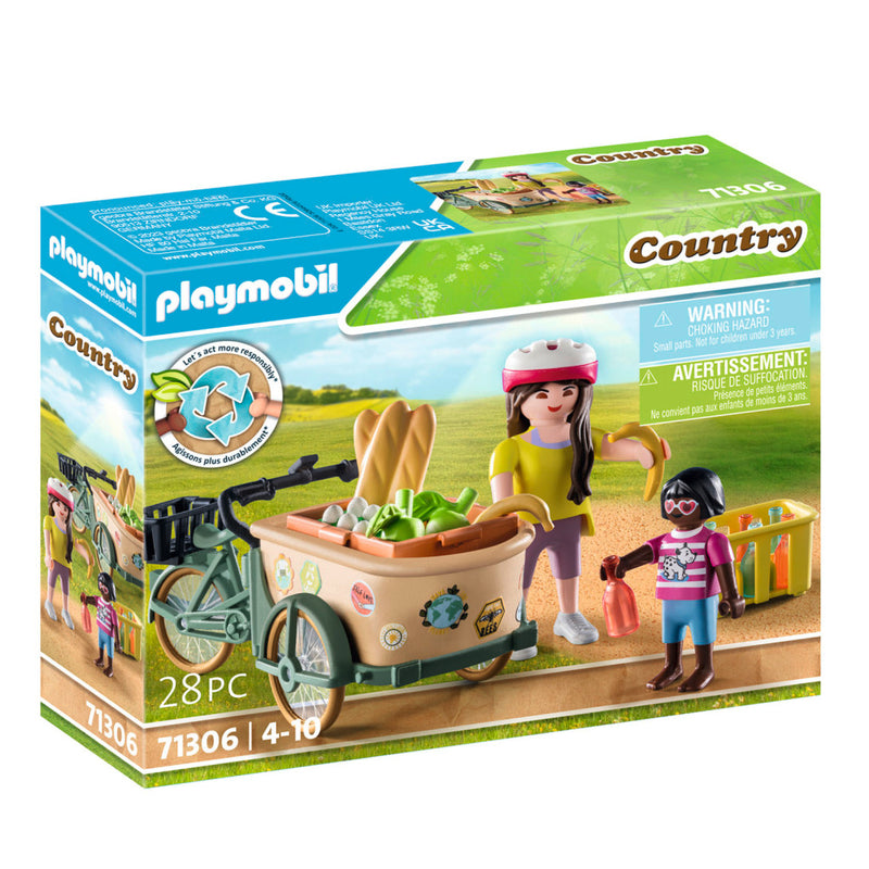 Laad de afbeelding in de Gallery-viewer, Playmobil 71306 Country Bakfiets
