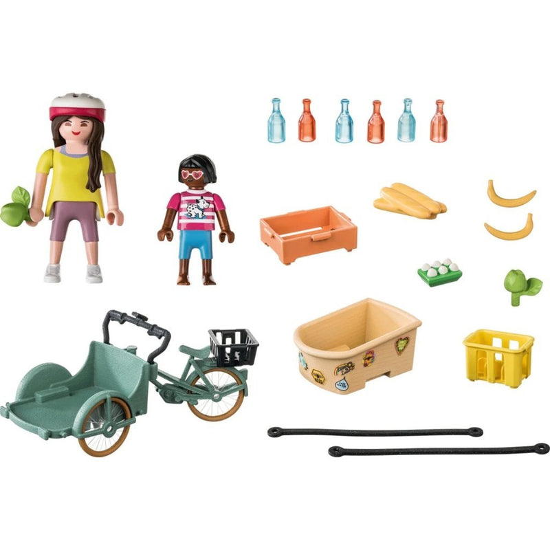 Laad de afbeelding in de Gallery-viewer, Playmobil 71306 Country Bakfiets
