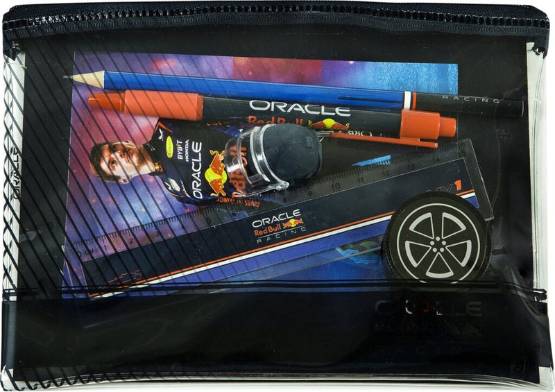 Laad de afbeelding in de Gallery-viewer, Undercover Red Bull Max Verstappen Schrijfset In Etui
