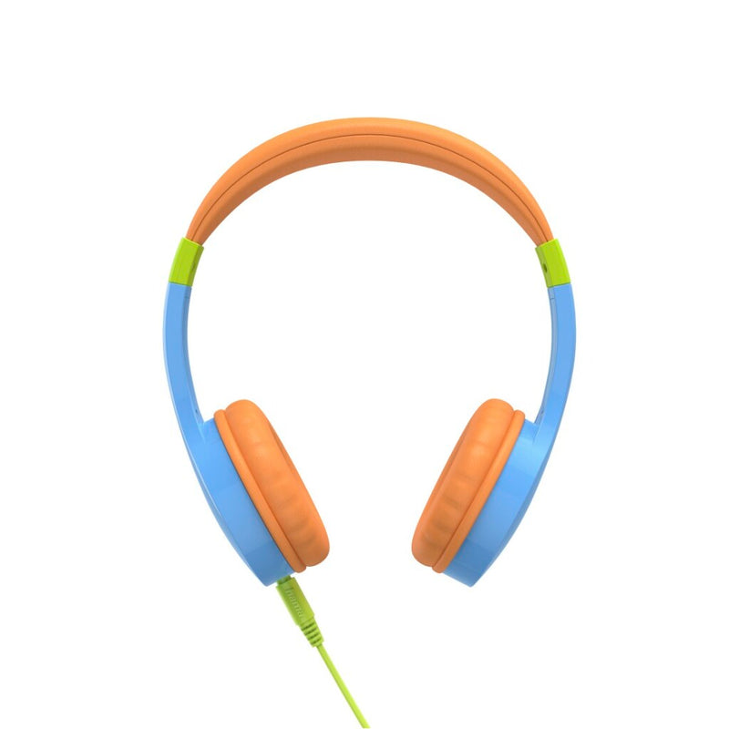 Laad de afbeelding in de Gallery-viewer, Hama Kids Guard On-Ear Kinderkoptelefoon Blauw/Oranje
