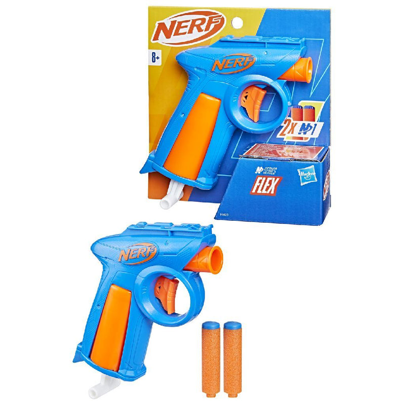 Laad de afbeelding in de Gallery-viewer, Nerf N Series Flex Blaster + 2 Darts
