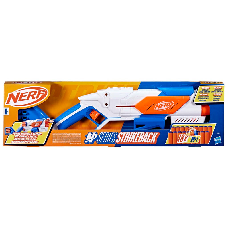 Laad de afbeelding in de Gallery-viewer, Nerf N Series Strikeback Blaster + 18 Darts
