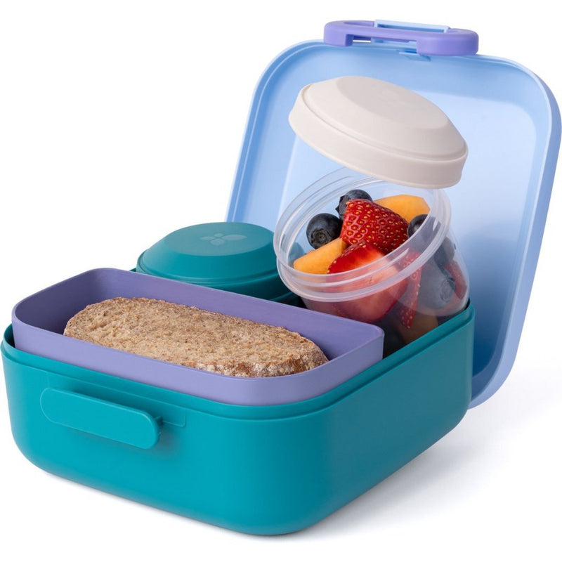 Laad de afbeelding in de Gallery-viewer, Amuse Rikko Lagoon Sky Lunchbox Blauw/Paars
