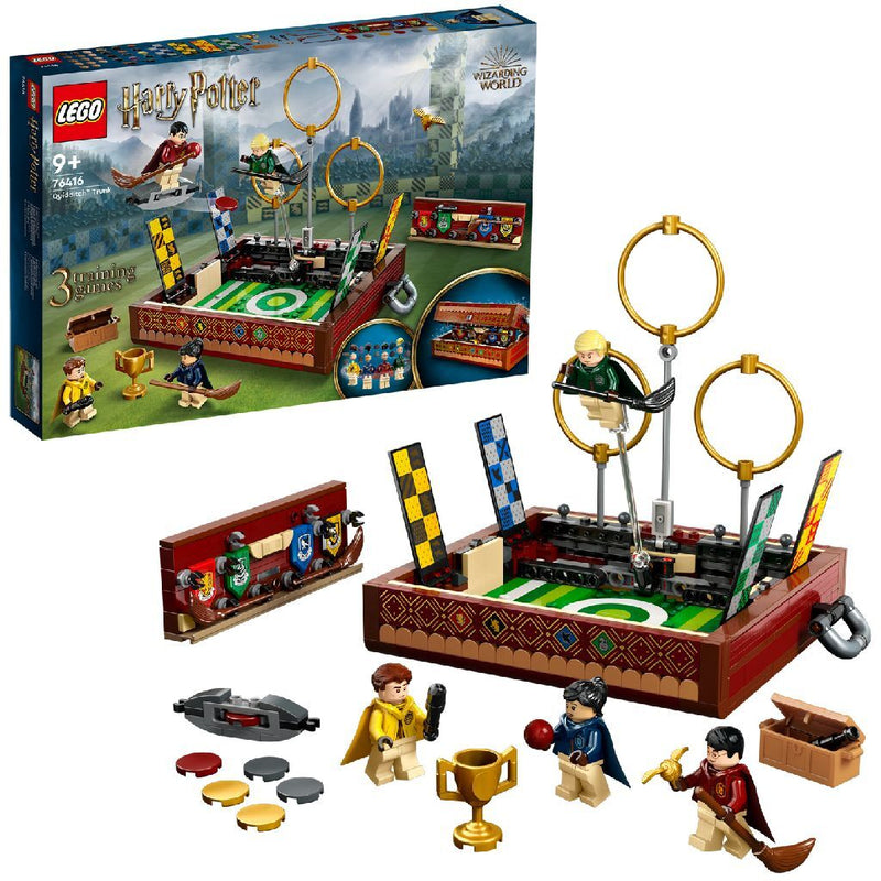 Laad de afbeelding in de Gallery-viewer, Lego Harry Potter 76416 Zwerkbal Hutkoffer
