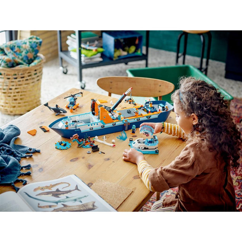 Laad de afbeelding in de Gallery-viewer, Lego City 60368 Poolonderzoeksschip
