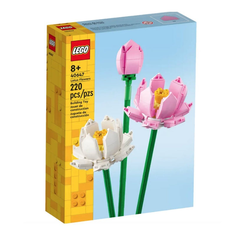 Laad de afbeelding in de Gallery-viewer, Lego Icons 40647 Botanical Flowers Lotus Flowers
