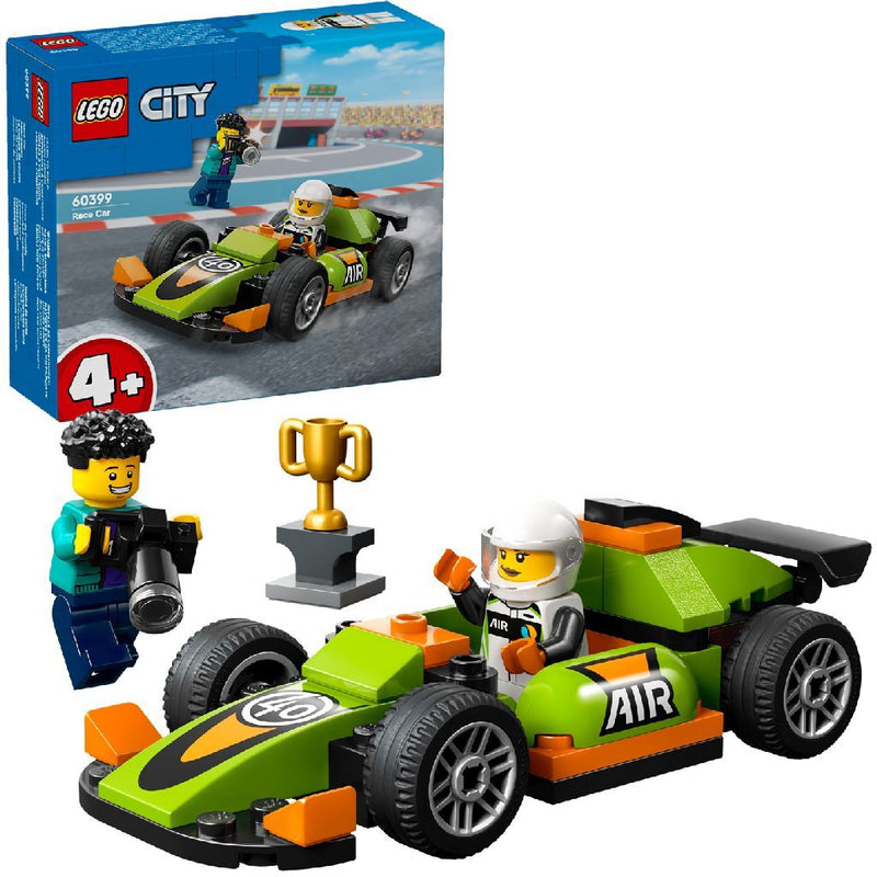 Laad de afbeelding in de Gallery-viewer, Lego City 60399 Groene Racewagen
