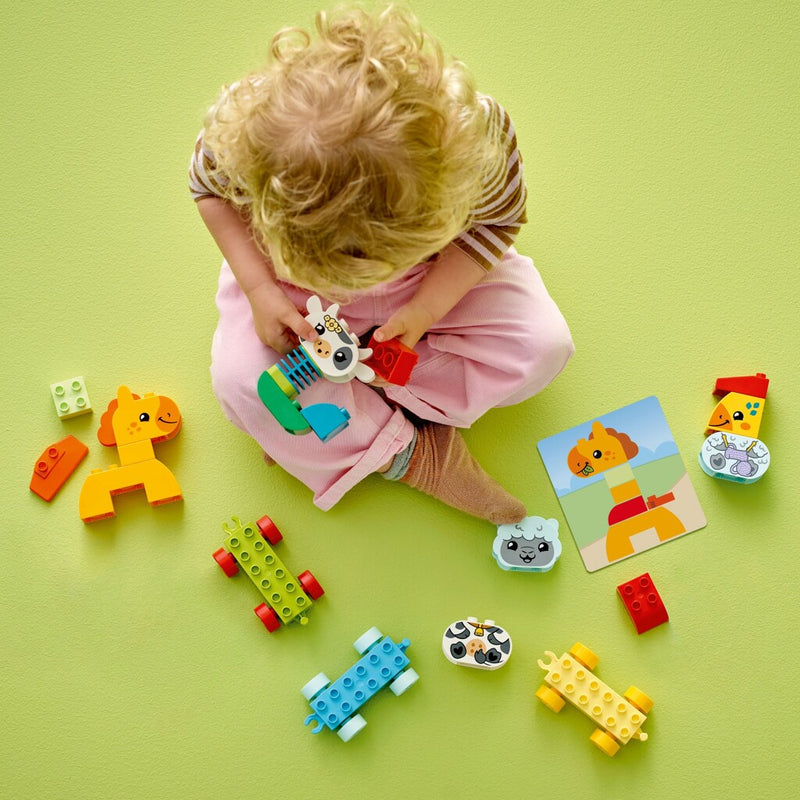 Laad de afbeelding in de Gallery-viewer, Lego Duplo 10412 Dierentrein
