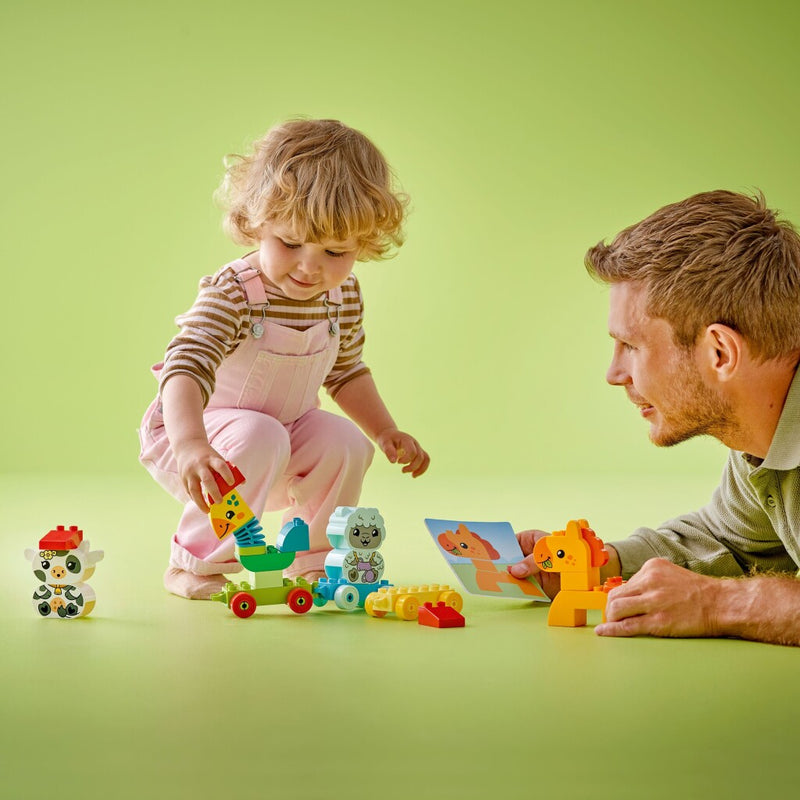 Laad de afbeelding in de Gallery-viewer, Lego Duplo 10412 Dierentrein
