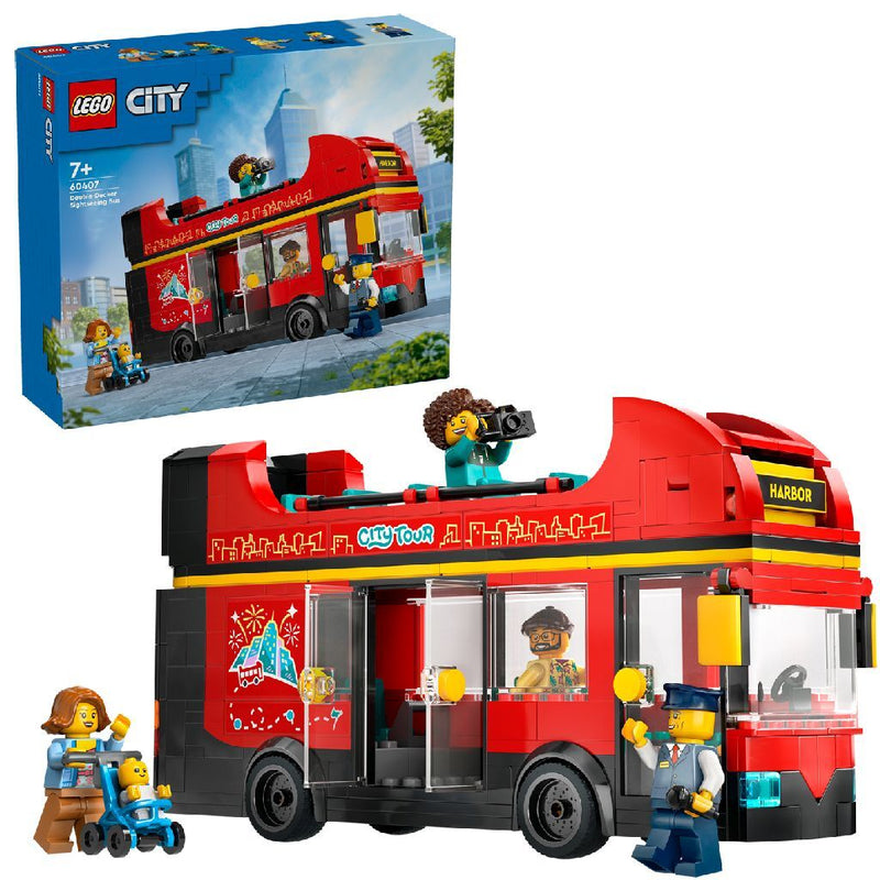 Laad de afbeelding in de Gallery-viewer, Lego 60407 City Great Vehicles Rode Dubbeldekker
