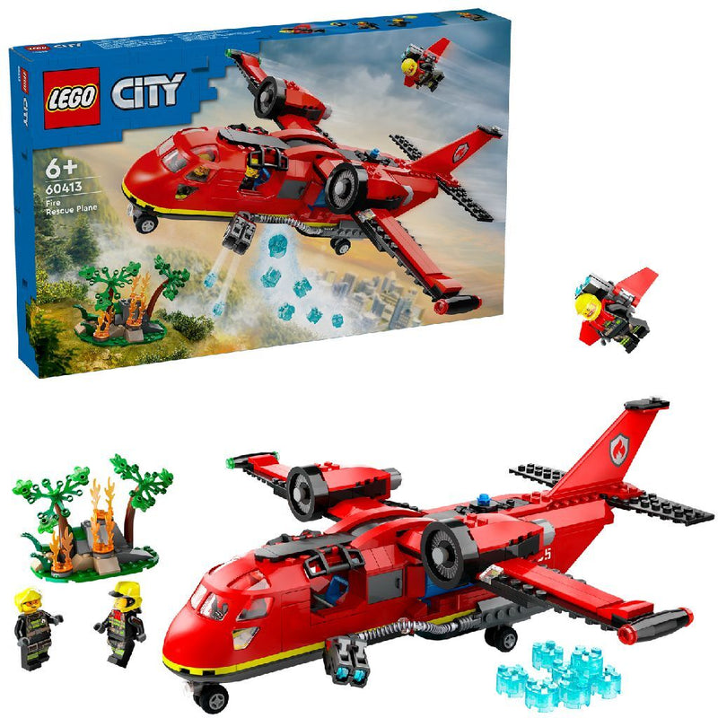 Laad de afbeelding in de Gallery-viewer, Lego City 60413 Brandweervliegtuig
