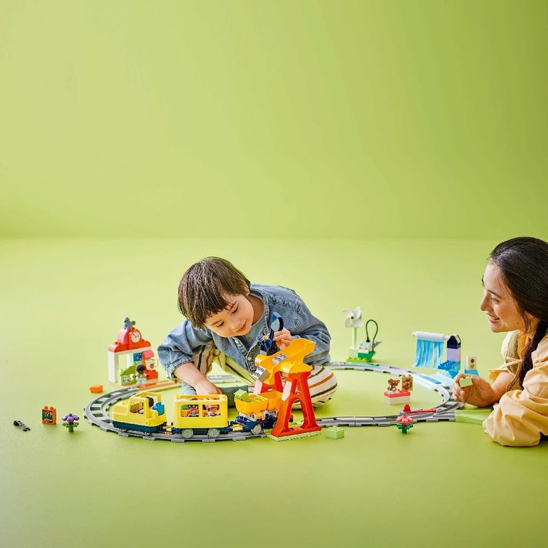 Laad de afbeelding in de Gallery-viewer, Lego Duplo 10428 Grote Interactieve Buurttrein
