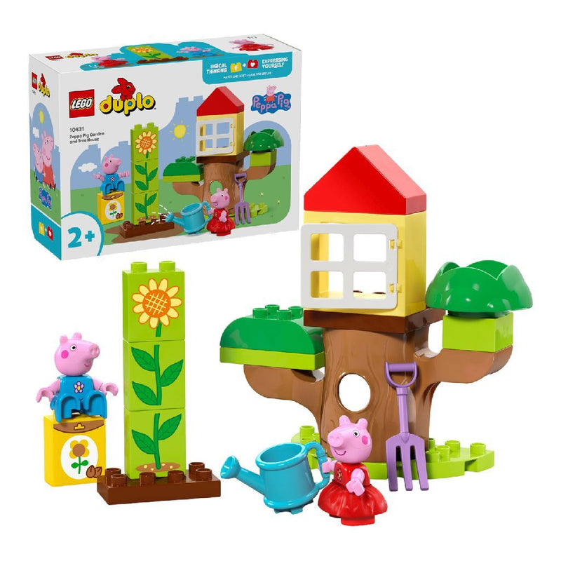 Laad de afbeelding in de Gallery-viewer, Lego 10431 Duplo Peppa Pig Tuin En Boomhut

