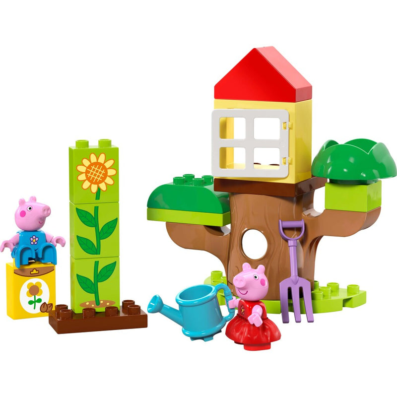 Laad de afbeelding in de Gallery-viewer, Lego 10431 Duplo Peppa Pig Tuin En Boomhut
