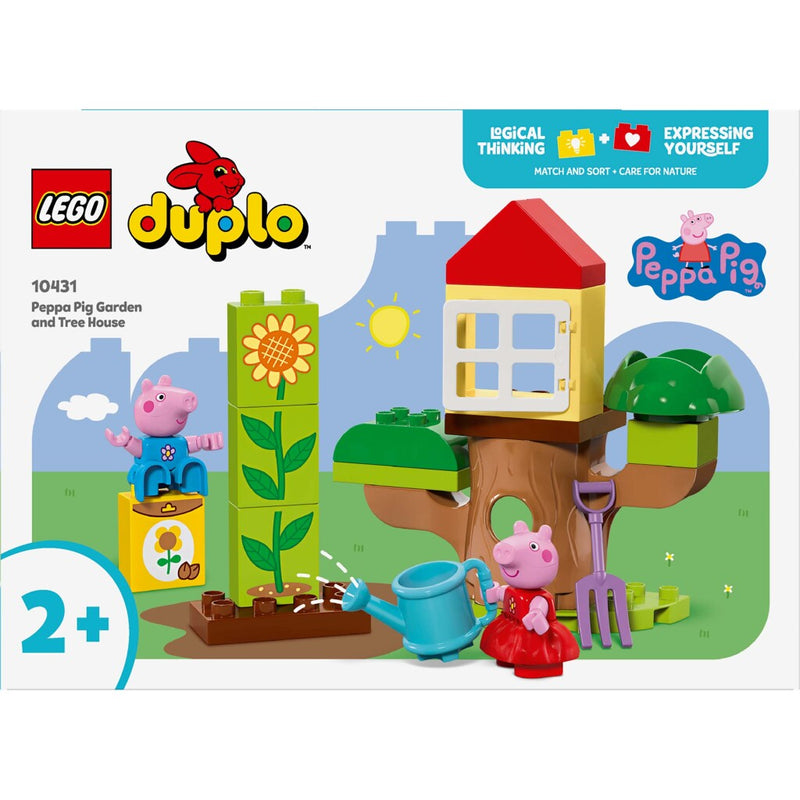Laad de afbeelding in de Gallery-viewer, Lego 10431 Duplo Peppa Pig Tuin En Boomhut
