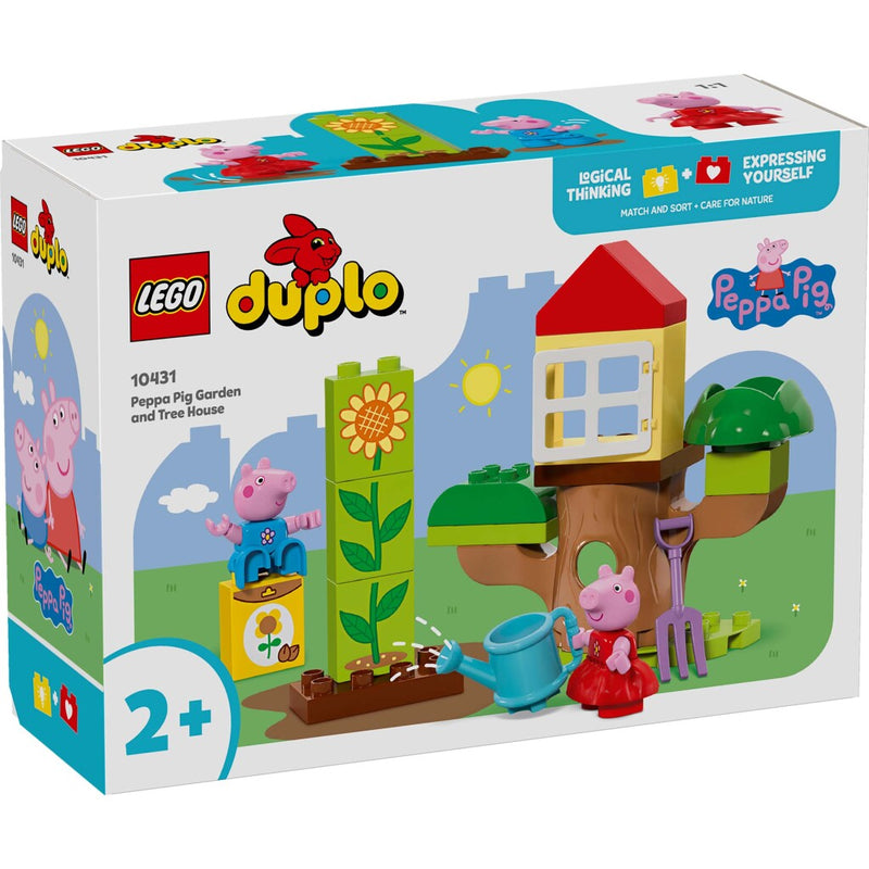 Laad de afbeelding in de Gallery-viewer, Lego 10431 Duplo Peppa Pig Tuin En Boomhut
