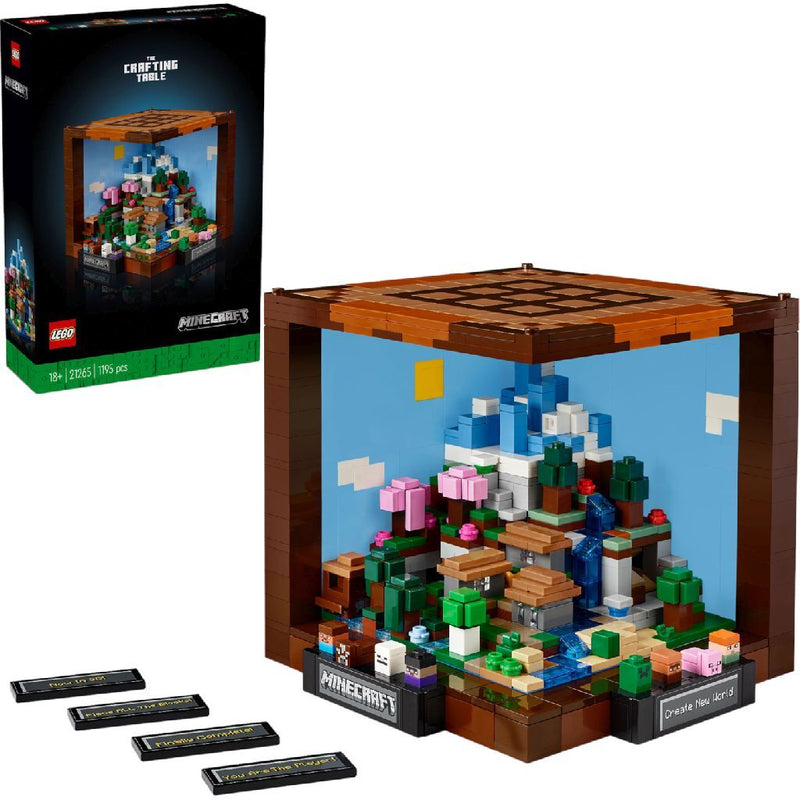 Laad de afbeelding in de Gallery-viewer, Lego Minecraft 21265 The Crafting Table
