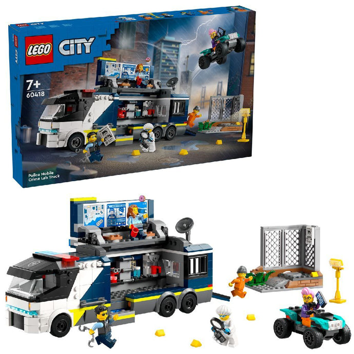 Lego City 60418 Politielaboratorium In Truck