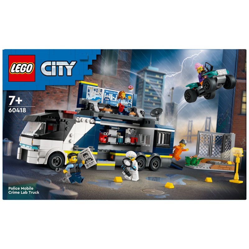 Laad de afbeelding in de Gallery-viewer, Lego City 60418 Politielaboratorium In Truck
