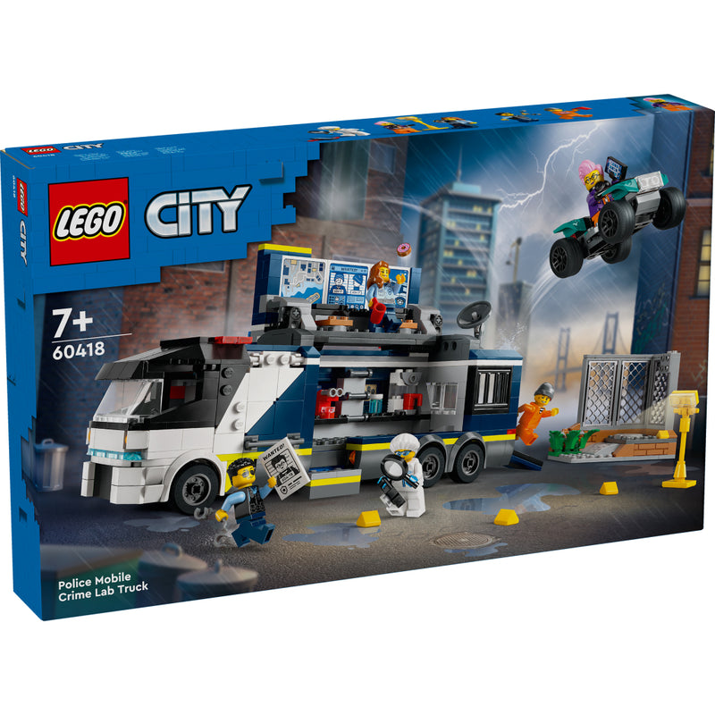 Laad de afbeelding in de Gallery-viewer, Lego City 60418 Politielaboratorium In Truck
