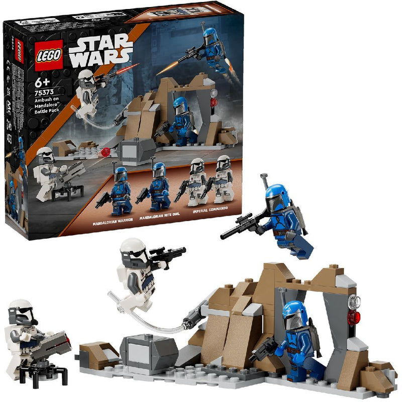 Laad de afbeelding in de Gallery-viewer, Lego 75373 Star Wars Hinderlaag Mandalore Pack
