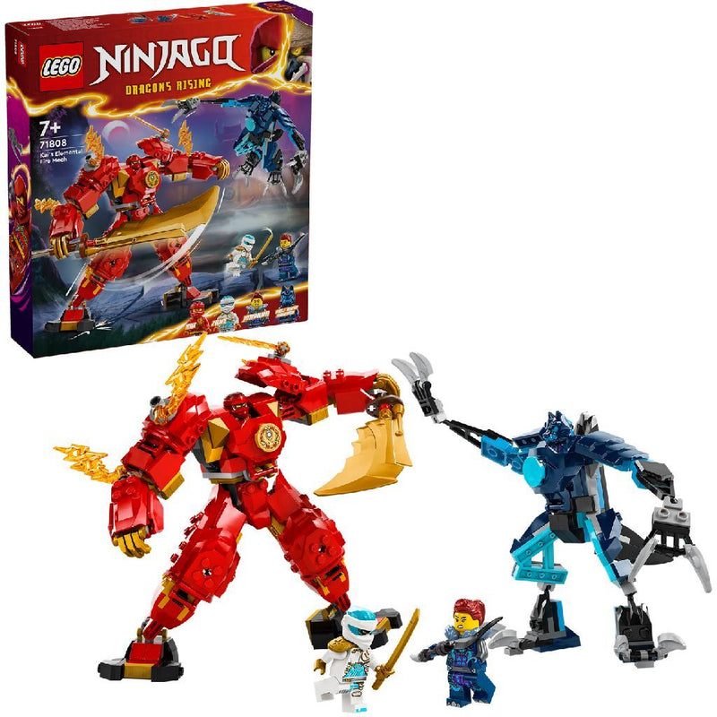 Laad de afbeelding in de Gallery-viewer, Lego Ninjago 71808 Kais Elementaire Vuurmecha
