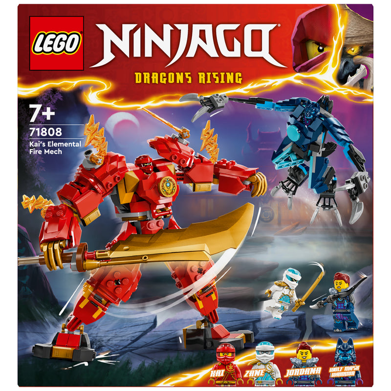 Laad de afbeelding in de Gallery-viewer, Lego Ninjago 71808 Kais Elementaire Vuurmecha
