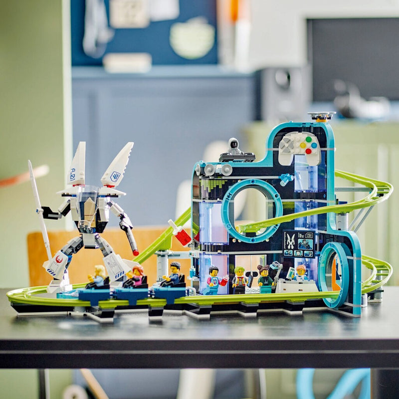 Laad de afbeelding in de Gallery-viewer, Lego 60421 City Achtbaan In Robotwereld
