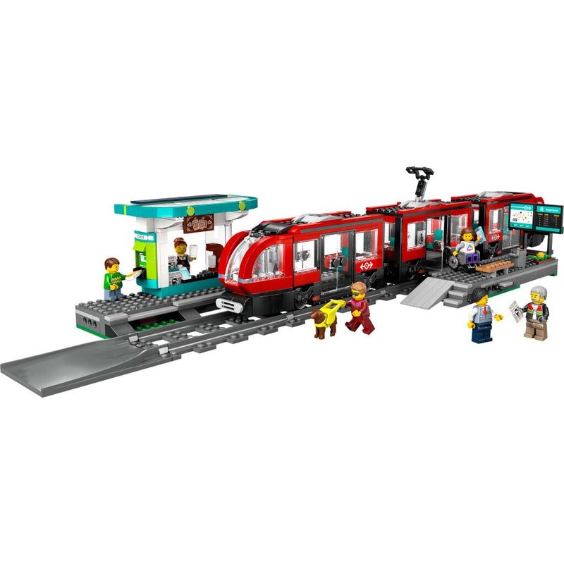 Laad de afbeelding in de Gallery-viewer, Lego City 60423 Treinen Stadstram En Station
