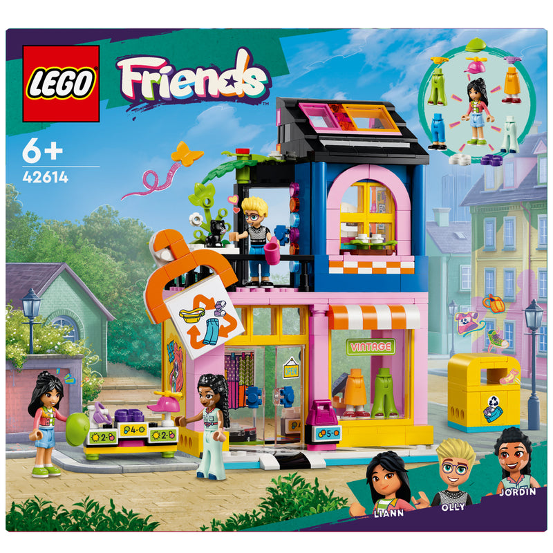 Laad de afbeelding in de Gallery-viewer, Lego Friends 42614 Vintage Kledingwinkel
