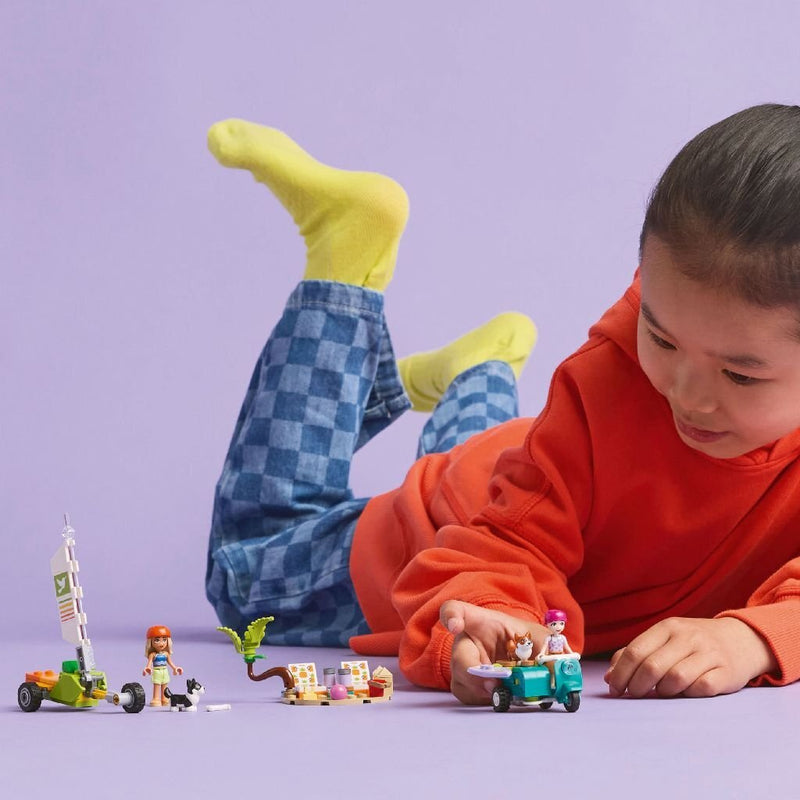 Laad de afbeelding in de Gallery-viewer, Lego Friends 42641 Surf- En Scooterplezier Met De Honden
