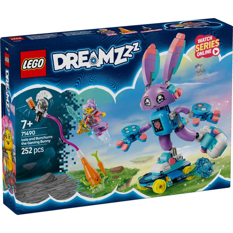 Laad de afbeelding in de Gallery-viewer, Lego Dreamzzz 71490 Izzie En Bunchurro Het Gamende Konijn

