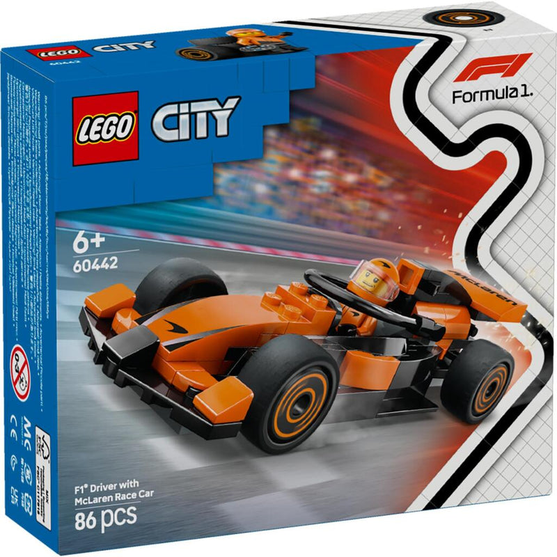 Laad de afbeelding in de Gallery-viewer, Lego City 60442 F1 Coureur Met Mclaren Racewagen
