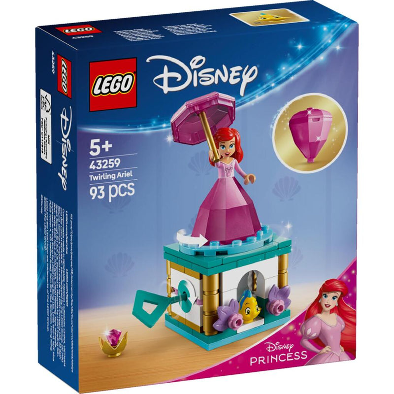 Laad de afbeelding in de Gallery-viewer, Lego Disney Princess 43259 Draaiende Ari&Euml;L
