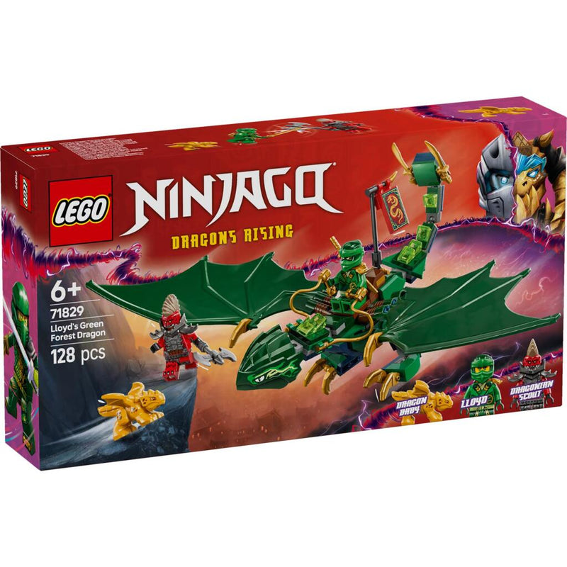 Laad de afbeelding in de Gallery-viewer, Lego Ninjago 71829 Lloyds Groene Bosdraak
