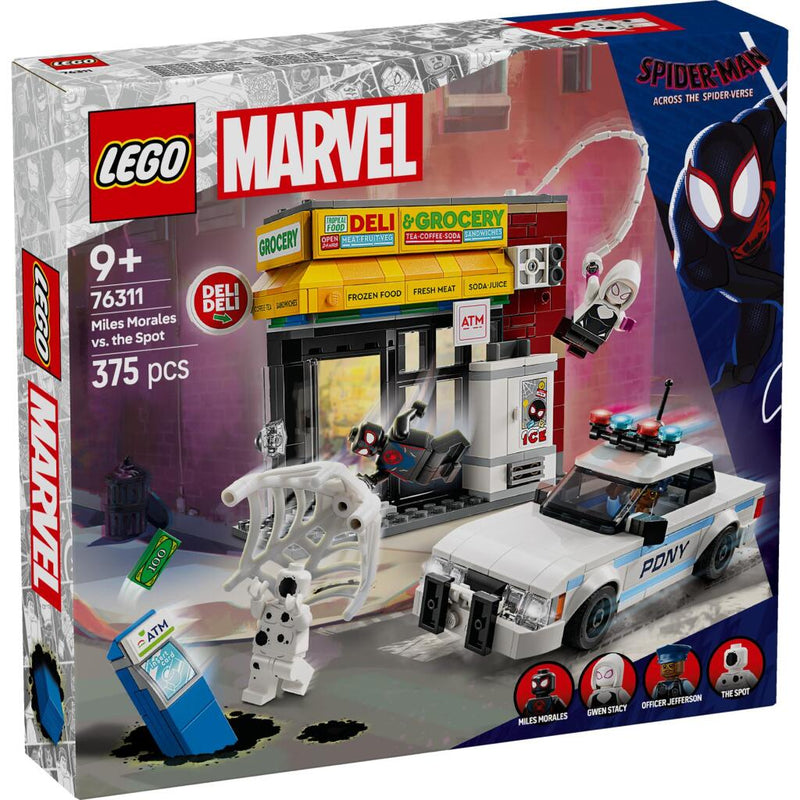 Laad de afbeelding in de Gallery-viewer, Lego Super Heroes 76311 Marvel Spider-Verse Miles Morales Vs De Spot
