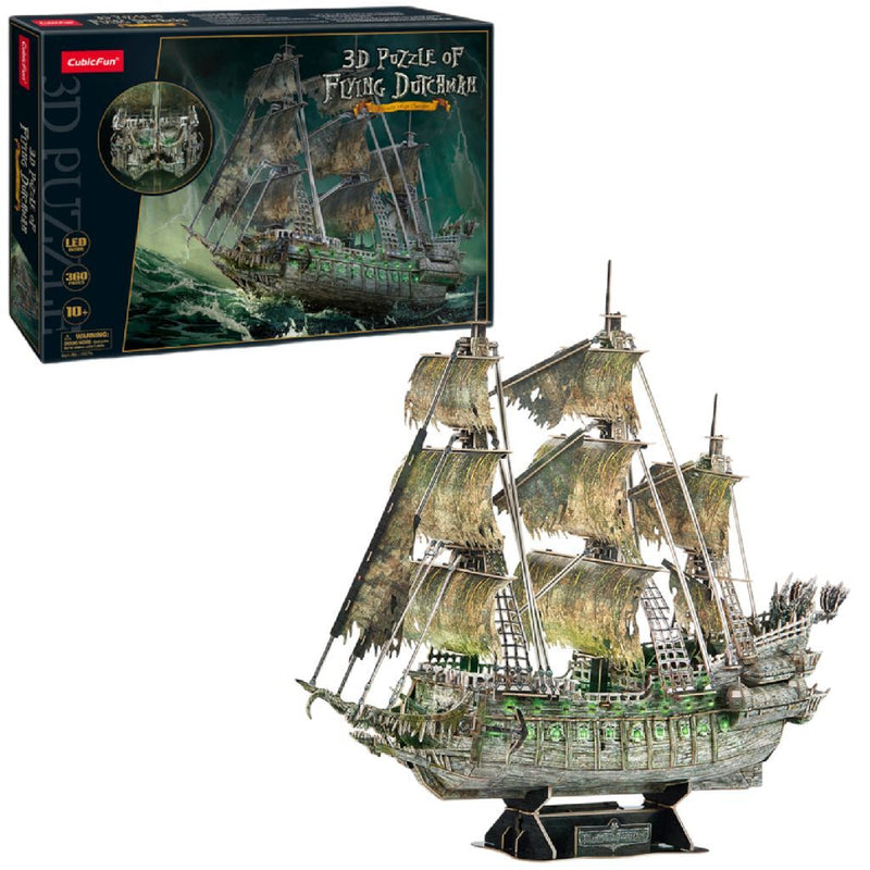 Laad de afbeelding in de Gallery-viewer, Cubic Fun 3D Puzzel Flying Dutchman + Licht 360 Stukjes
