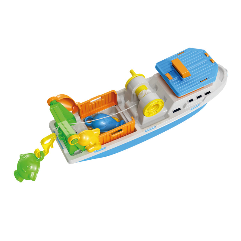 Laad de afbeelding in de Gallery-viewer, Basic Vissersboot + 3 Vormpjes 40 Cm
