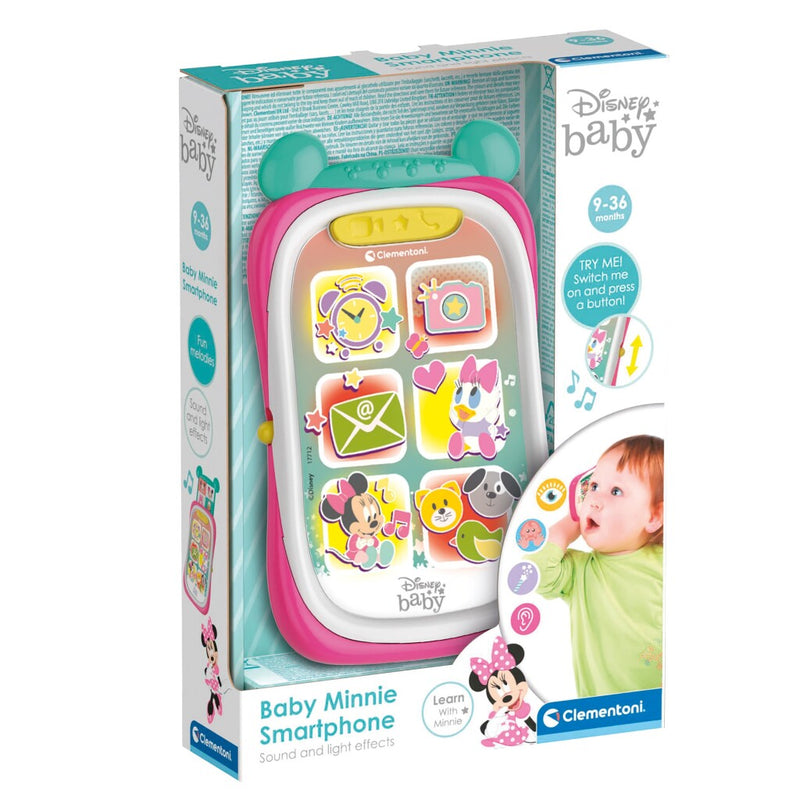 Laad de afbeelding in de Gallery-viewer, Clementoni Baby Disney Minnie Mouse Smartphone + Licht En Geluid
