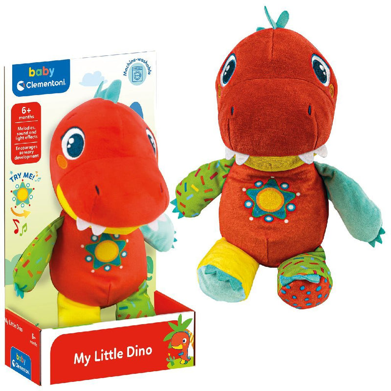 Laad de afbeelding in de Gallery-viewer, Clementoni Baby My Little Dino Knuffel + Geluid
