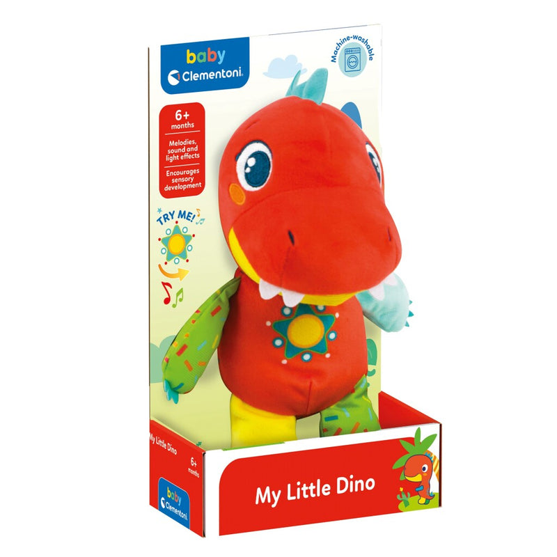 Laad de afbeelding in de Gallery-viewer, Clementoni Baby My Little Dino Knuffel + Geluid
