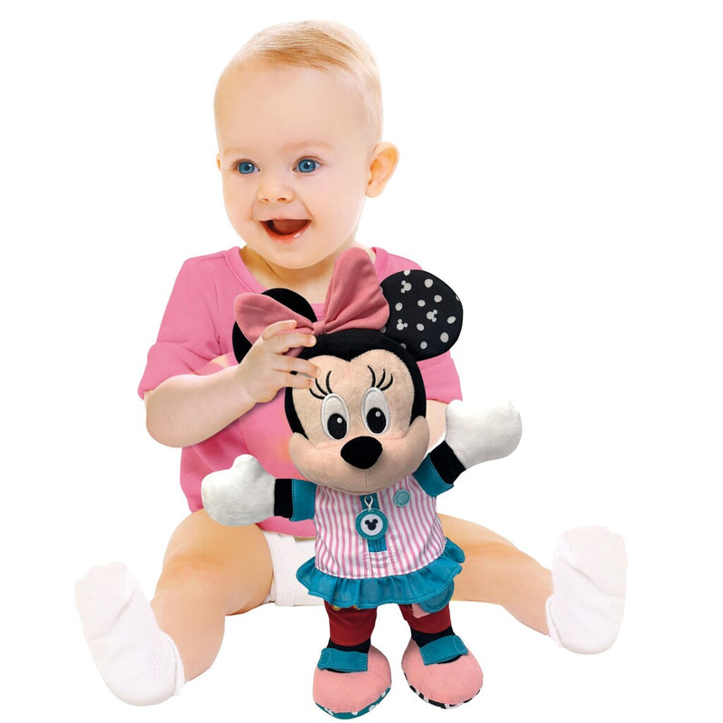 Laad de afbeelding in de Gallery-viewer, Clementoni Baby Disney Minnie Mouse Dress Up Knuffel
