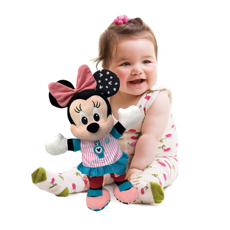 Laad de afbeelding in de Gallery-viewer, Clementoni Baby Disney Minnie Mouse Dress Up Knuffel
