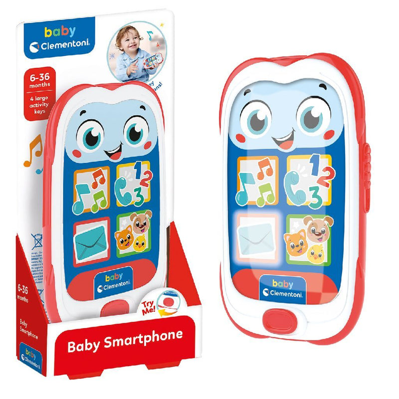 Laad de afbeelding in de Gallery-viewer, Clementoni Baby Smartphone + Licht En Geluid
