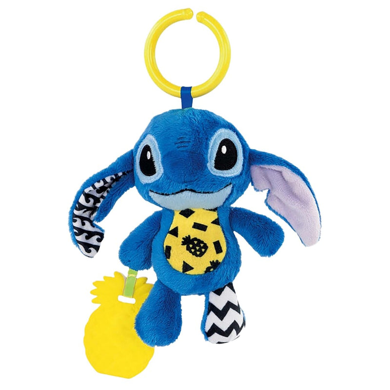 Laad de afbeelding in de Gallery-viewer, Clementoni Baby Disney Stitch Soft Rattle Blauw/Geel
