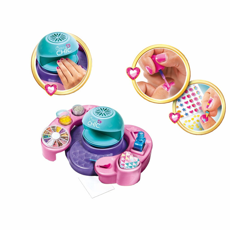 Laad de afbeelding in de Gallery-viewer, Clementoni Crazy Chic Cool Nail Art Nagelstudio
