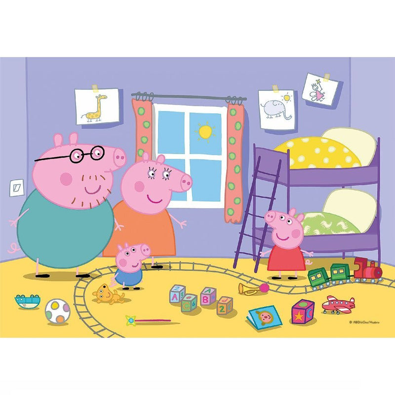 Laad de afbeelding in de Gallery-viewer, Clementoni Supercolor Puzzel Peppa Pig 2X20 Stukjes
