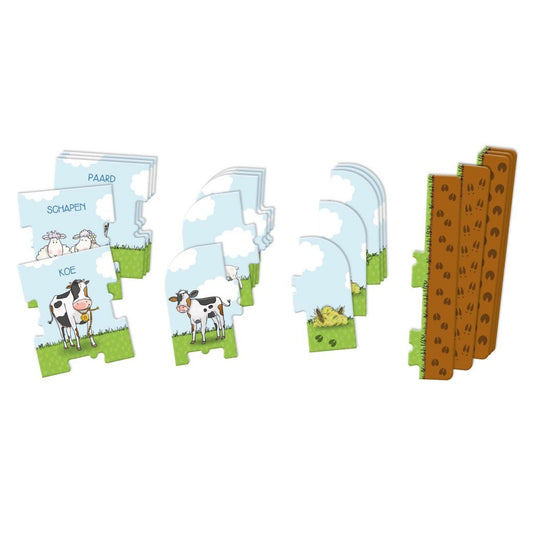 Clementoni Fien En Teun Op De Boerderij Puzzelspel